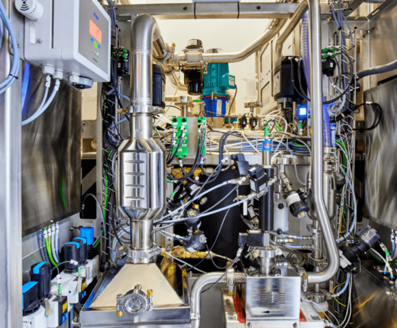 View from inside a machine